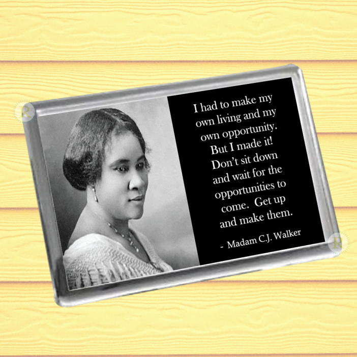 Madam C.J. Walker Fridge Magnet